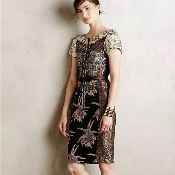 Byron Lars Dresses & Skirts - Byron Lars Beguile brocade sheath dress